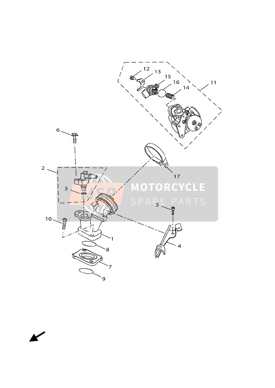 2DPH58010100, Stepping Motor, Yamaha, 2